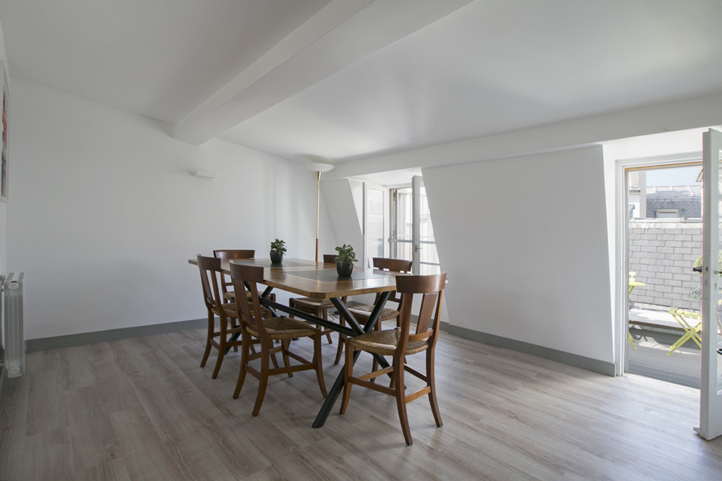 Undeniably charming, furnished attic and top-floor apartments in Paris