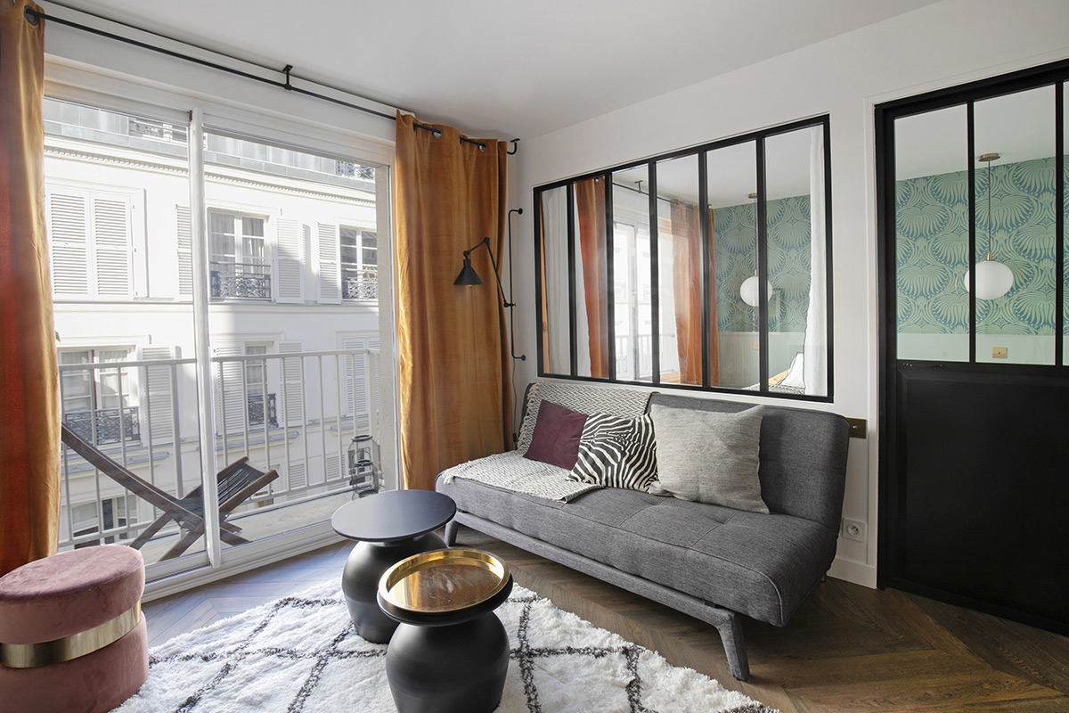 From an out-dated studio to a chic retro two roomed ready to rent apartment